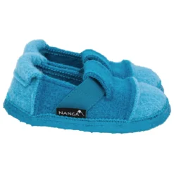 NANGA - BERG - KINDER HAUSSCHUH AUS SCHURWOLLE - TÜRKIS/BLAU -Schicke Mode Verkauf NANGA BERG tu rkis 3 1280x1280