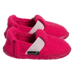 NANGA - MOUNTAIN - KINDER HAUSSCHUH AUS SCHURWOLLE - ROSA