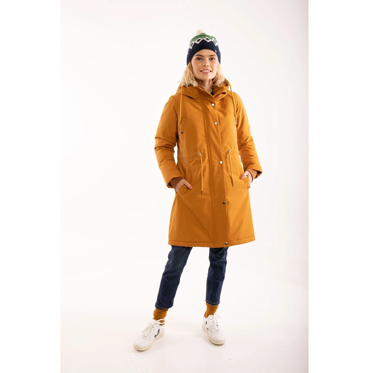DANEFAE - DANENORA WINTER PARKA - DAMEN WINTERMANTEL - MUSTARD 4 DANEFAE - DANENORA WINTER PARKA - DAMEN WINTERMANTEL - MUSTARD - Image 4
