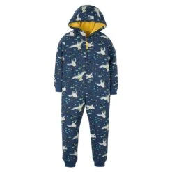 Frugi - Big Snuggle Suit - Kuschel Overall - Seagull Snorkel