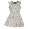 BABA - RUFFLE DRESS - MÄDCHEN KURZARM KLEID - BABY BIRDS
