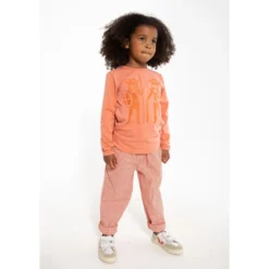 DANEFAE - DANEFREDE SEARSUCKER PANTS - GRIFFIGE STREIFENHOSE - CHALK/BRIGHT RED -Schicke Mode Verkauf SS 2023 DANEFAE KIDS 158 1280x1280