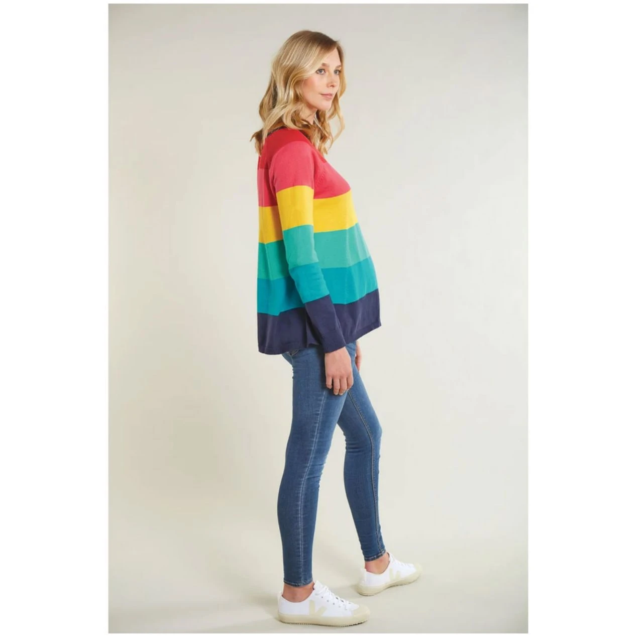 FRUGI - ANYA MATERNITY JUMPER - SCHWANGERSCHAFTS- STRICKPULLOVER - BRIGHT RAINBOW 2 FRUGI - ANYA MATERNITY JUMPER - SCHWANGERSCHAFTS- STRICKPULLOVER - BRIGHT RAINBOW - Image 2