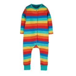 FRUGI - RILEY ROMPER - BIO BABY OVERALL - RAINBOW STRIPE