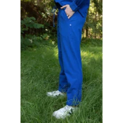 DANEFAE - DANELISELEJE SEARSUCKER PANTS - DAMEN HOSE - DEEP MARINE/KLEIN BLUE -Schicke Mode Verkauf Spring Summer 2023 DANEFAE LADIES 113 1280x1280