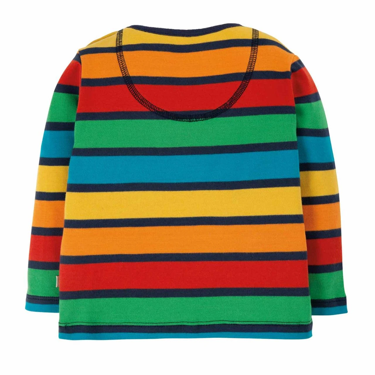 FRUGI - BUTTON APPLIQUE TOP - STREIFEN LANGARMSHIRT MIT KNÖPFEN AM HALSBUND 2 FRUGI - BUTTON APPLIQUE TOP - STREIFEN LANGARMSHIRT MIT KNÖPFEN AM HALSBUND - Image 2