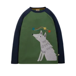 FRUGI - ALFIE APPLIQUE TOP - LANGARMSHIRT