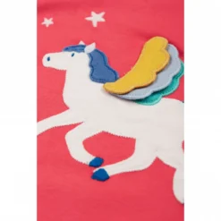 FRUGI - BETHANY APPLIQUE TOP - BIO LANGARMSHIRT - WATERMELON/PEGASUS -Schicke Mode Verkauf TTA209WPG 7 1280x1280