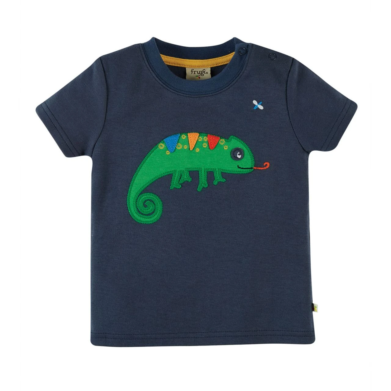 FRUGI - SCOUT APPLIQUE TOP - KURZARM T-SHIRT 1 FRUGI - SCOUT APPLIQUE TOP - KURZARM T-SHIRT