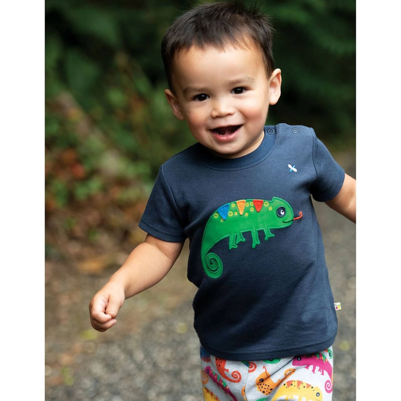 FRUGI - SCOUT APPLIQUE TOP - KURZARM T-SHIRT 3 FRUGI - SCOUT APPLIQUE TOP - KURZARM T-SHIRT - Image 3
