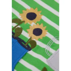 FRUGI - SID APPLIQUE - KURZARM T-SHIRT -Schicke Mode Verkauf TTS239GDN 8 1280x1280