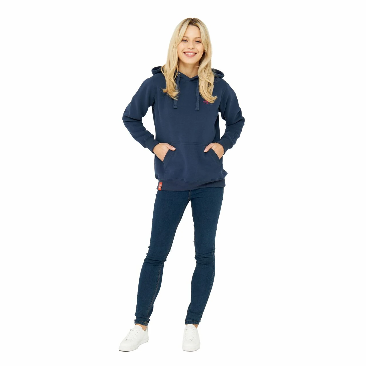DERBE - ROBBENSCHNUTE - DAMEN HOODIE KAPUZENPULLOVER - NAVY 5 DERBE - ROBBENSCHNUTE - DAMEN HOODIE KAPUZENPULLOVER - NAVY - Image 5