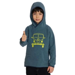 ELKLINE - VANNIE - KINDER FLEECEPULLOVER VW - BLUESHADOW -Schicke Mode Verkauf elkline fleece hoodie 3036028 212000 vannie 2 m 1280x1280