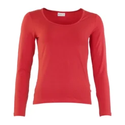 FROY & DIND - SHIRT LARA JERSEY TENCEL - DAMEN OBERTEIL - RED
