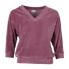 FROY & DIND - SWEATER BONNIE VELVET - DAMEN OBERTEIL - MAUVE