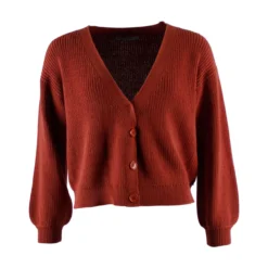 FROY & DIND - CARDIGAN PAULIEN - DAMEN STRICKJACKE - RED