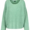 LILY BALOU - MILENA JUMPER - DAMEN PULLOVER - CREME-DE-MENTHE