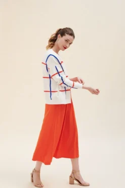 LILY BALOU - CHIARA LONG SKIRT - DAMEN ROCK -Schicke Mode Verkauf lb woman ss2137342 1 1280x1280