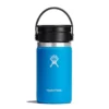 HYDRO FLASK - THERMO KAFFEEBECHER - WIDE MOUTH FLEX 12 OZ- MIT DREHBAREM DECKEL - 355 ML PACIFIC
