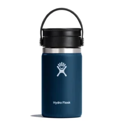 HYDRO FLASK - THERMO KAFFEEBECHER - WIDE MOUTH FLEX 12 OZ- MIT DREHBAREM DECKEL - 355 ML INDIGO